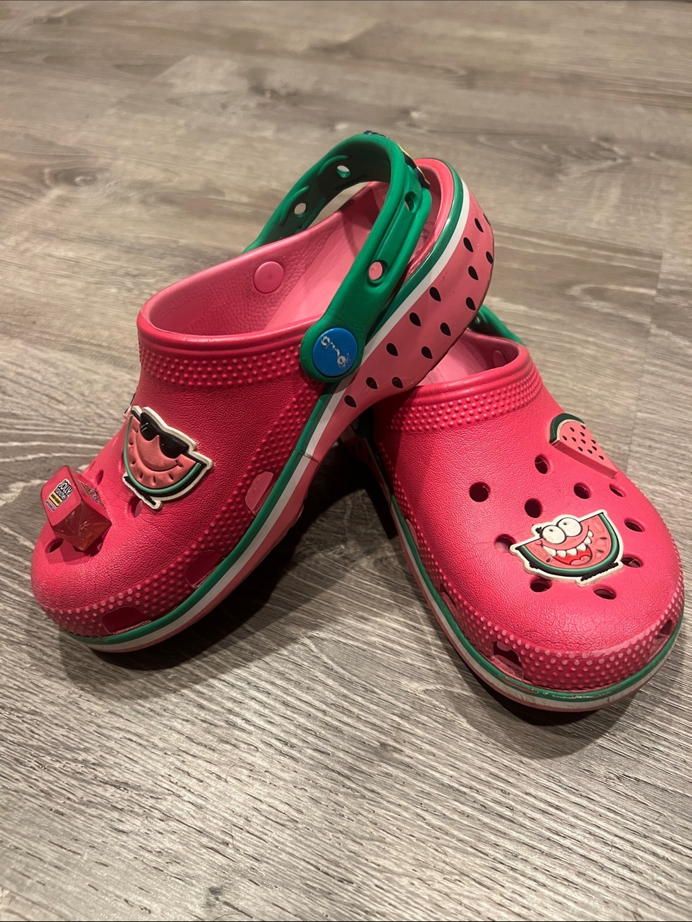 Girls Crocs x Jolly Rancher Limited Edition Pink Watermelon Size 13C